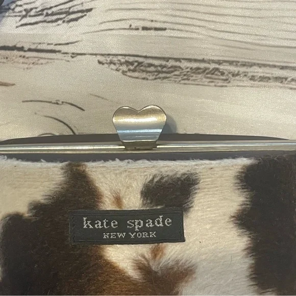 Kate Spade purse *RARE* Vintage Faux Cow hide print. Preowned - Picture 13 of 16